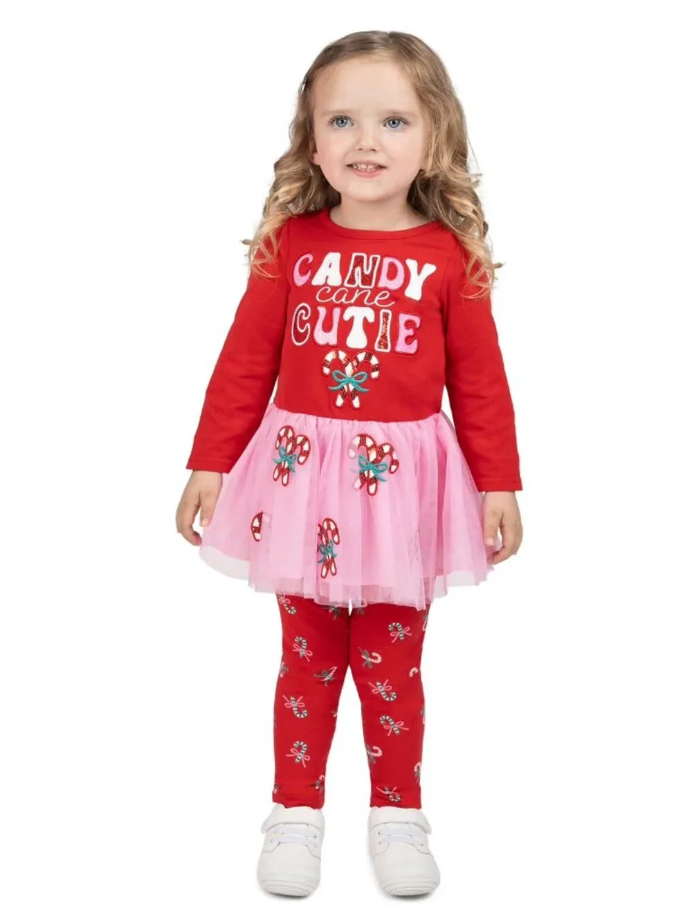 NEW Counting Daisies Toddler Girls Holiday Tutu Set Red 18 Month